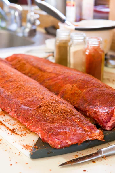 Baby back ribs Stock Image