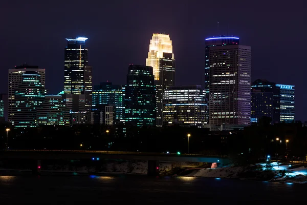 Centrum minneapolis w stanie minnesota — Zdjęcie stockowe