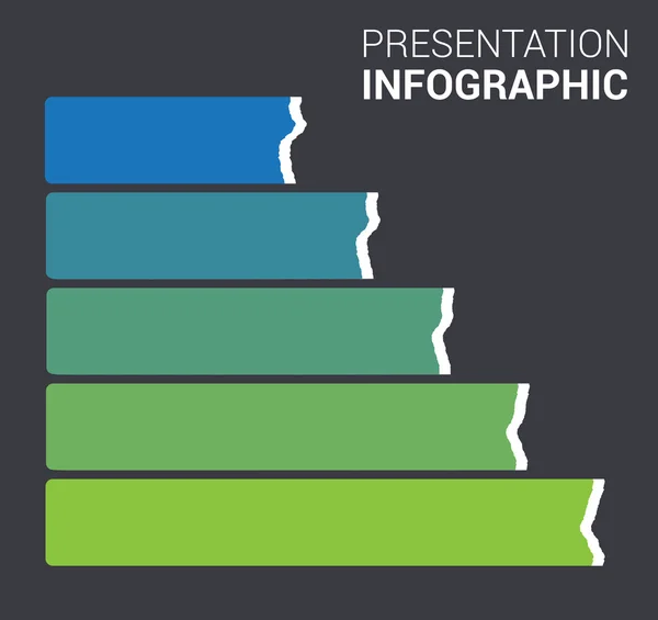 Moderno modello di design a colori tenui / infografica — Vettoriale Stock