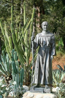 Father Junipero Serra Statue clipart