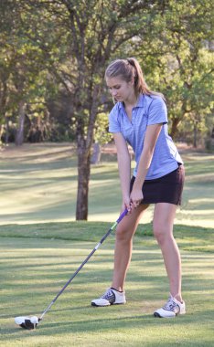 kolyesi kadın teen golfçü