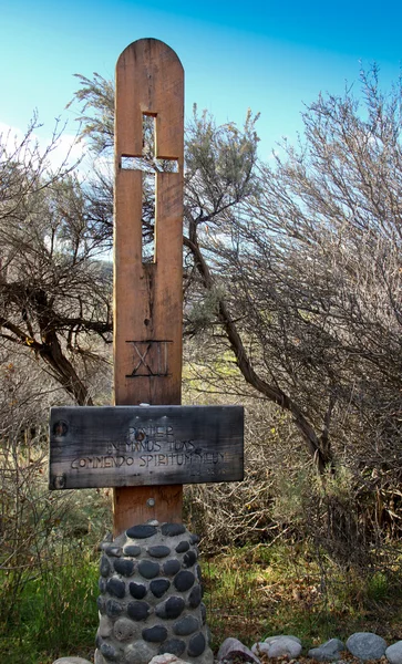 Varhainen amerikkalainen lähetyssaarnaaja Christian Cross — kuvapankkivalokuva