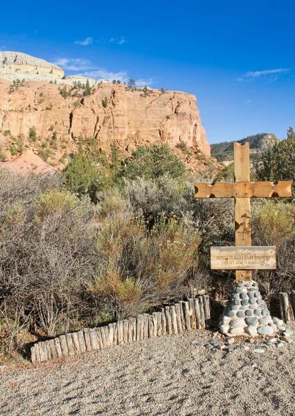 Tidlig amerikansk missionær Christian Cross - Stock-foto