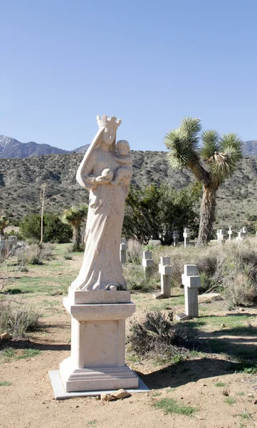 Statue du cimetière du désert — Photo