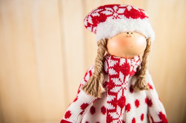 Noel Baba'yı bekleyen Noel bebek