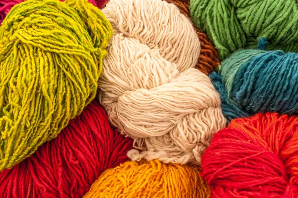 Renkli wools — Stok fotoğraf