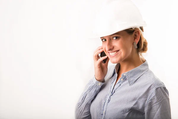 Young Architect on the phone — Stock Photo, Image