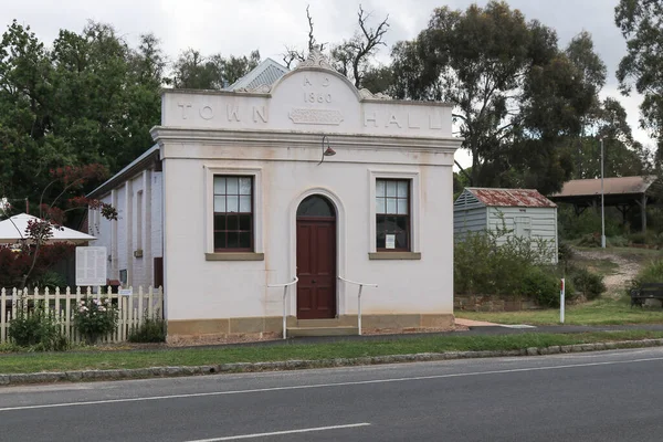 Chewton Australia Listopada 2021 Ratusz 1860 Został Zbudowany Użytku Jako — Zdjęcie stockowe