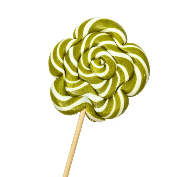 Spiral Candies Lollipop Stick Sweet Gift Holiday — Stock Photo, Image