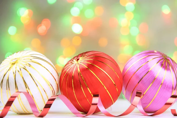Bolas Navidad Brillantes Decoraciones Navidad — Foto de Stock