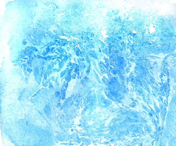 Abstract blue watercolor texture — Stock Photo, Image