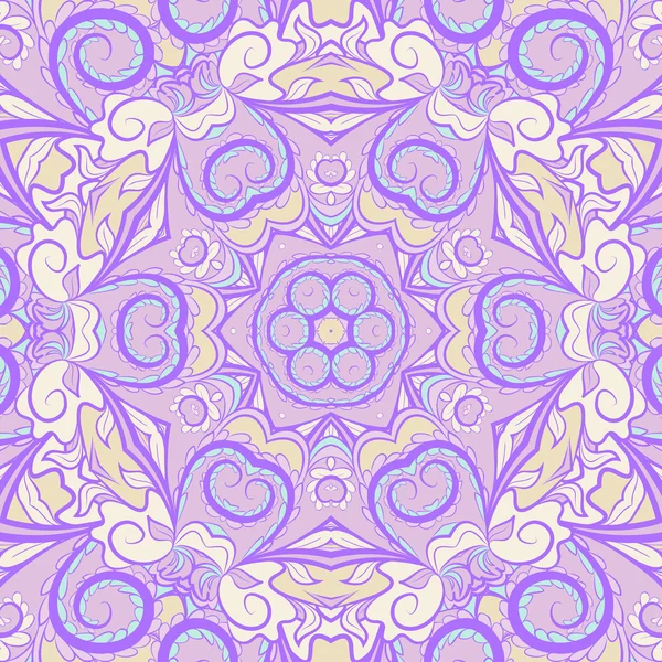 Patrón púrpura ornamental — Vector de stock