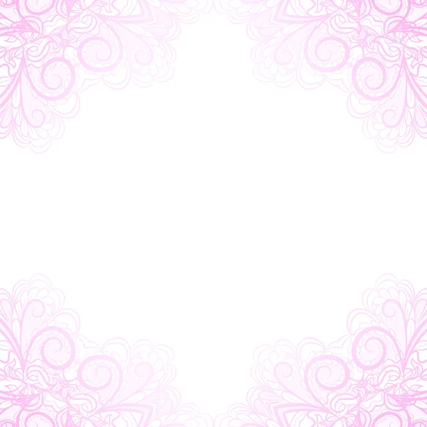 Light pink corners — Stock Vector