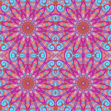 Menekşe seamless modeli