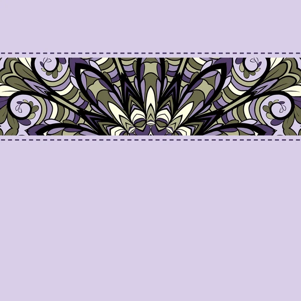 Lilac stripe with seams — Stock Vector