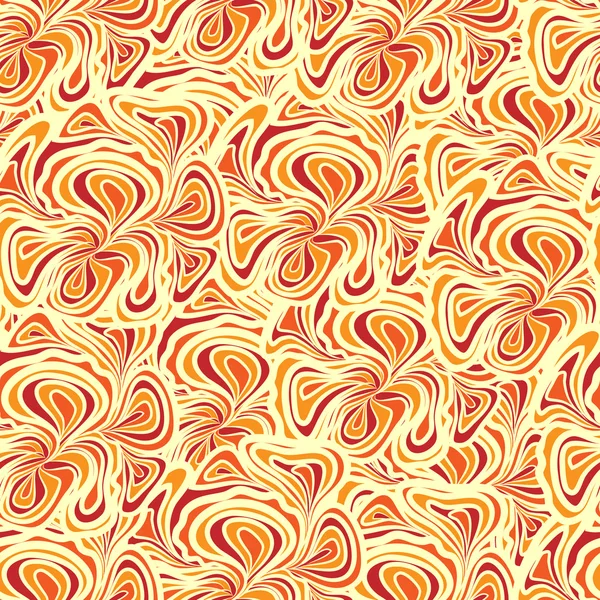 抽象橙色米色无缝 — 图库矢量图片