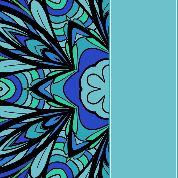 Blau-grünes Muster — Stockvektor