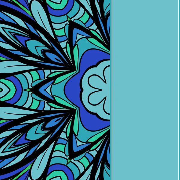 Blue-green pattern — Stock Vector