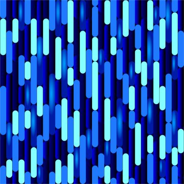 Mavi neon ışıkları