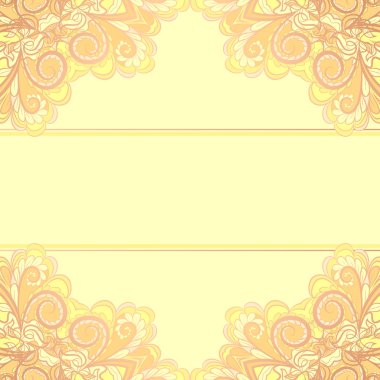 Sarı köşeleri: davetiyeli