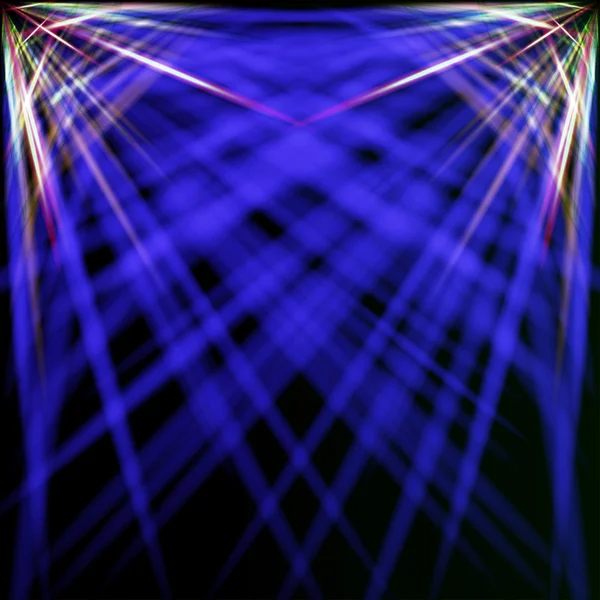 Spektrale und blaue Strahlen — Stockvektor
