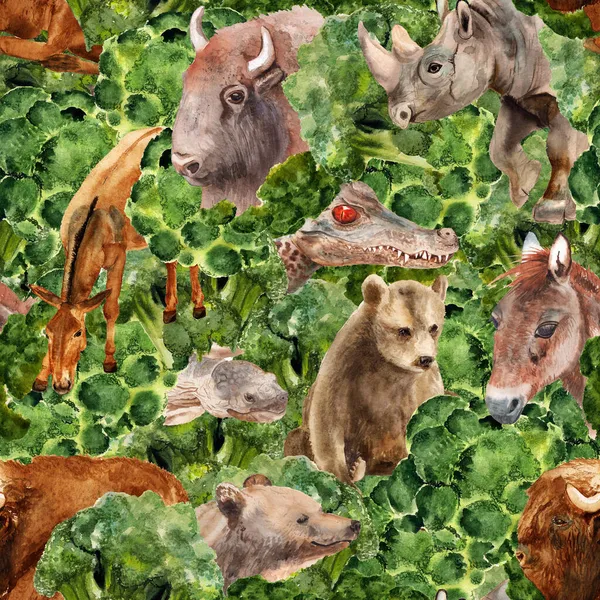 Animais na floresta — Fotografia de Stock