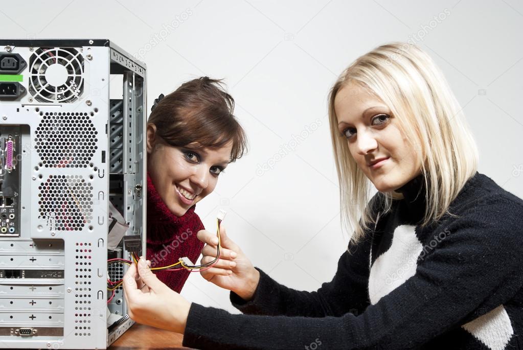 Girls computer repair