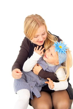 mutlu anne ve çocuk oyun