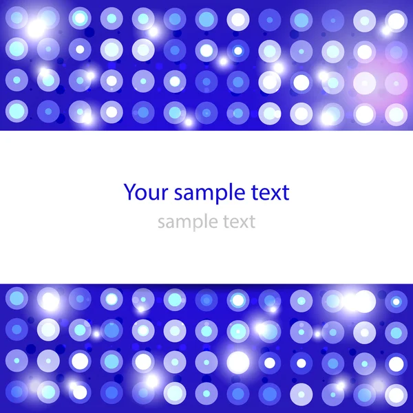 抽象的な背景が光るブルー — ストックベクタ