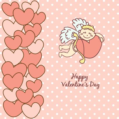 Mutlu Sevgililer günü kartı