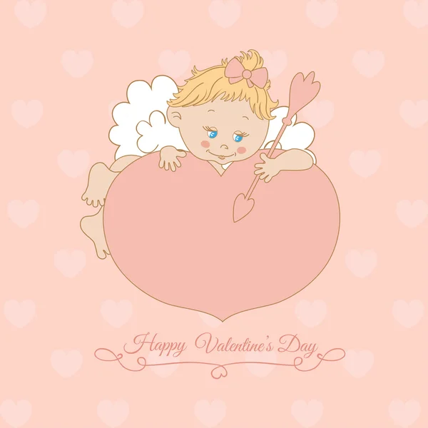 Tarjeta de San Valentín — Vector de stock