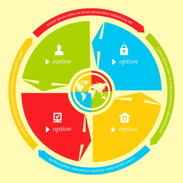 Infografías de negocios — Archivo Imágenes Vectoriales