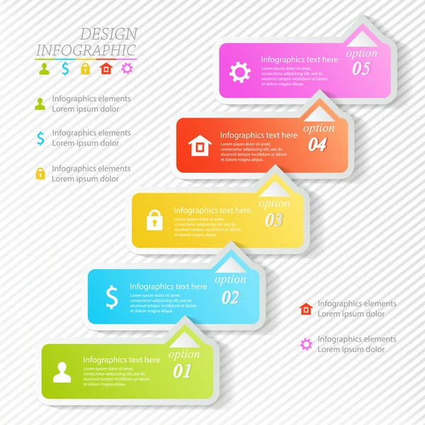 Infografías de negocios — Archivo Imágenes Vectoriales