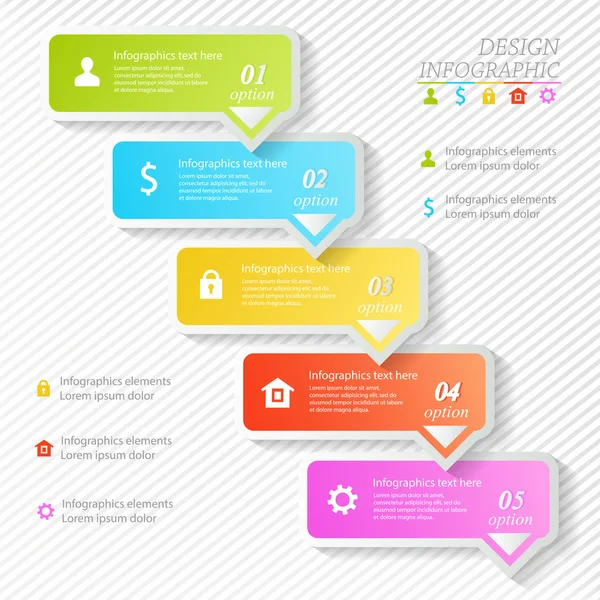 Infografías de negocios — Archivo Imágenes Vectoriales