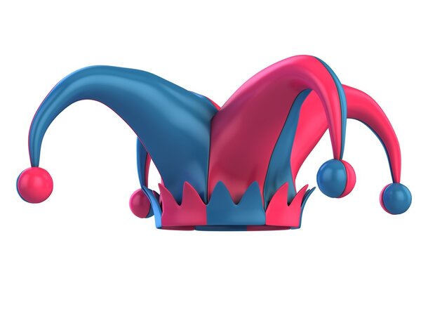 Jester hat 3d illustration