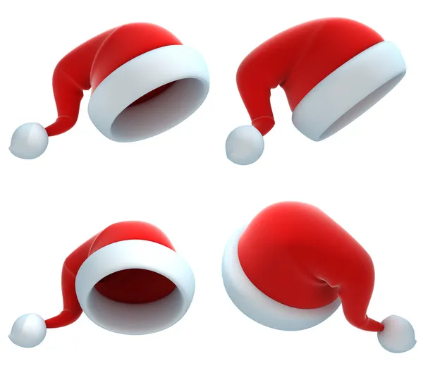 Santa hatt set — Stockfoto