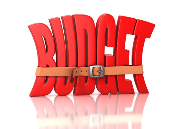 Recessão orçamental, défice — Fotografia de Stock