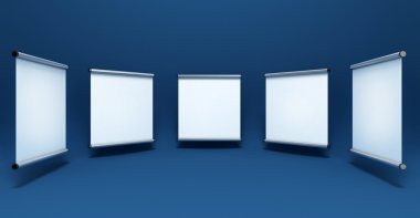 exebition boş panoları