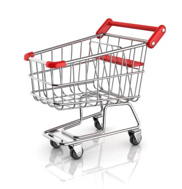 alışveriş sepeti 3d simgesi