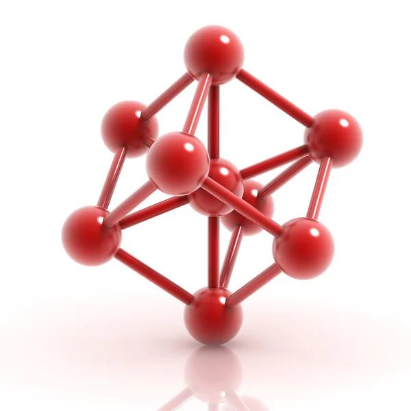 Molekül 3D-Symbol — Stockfoto