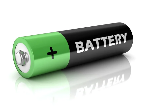 Bateria AA ícone 3d — Fotografia de Stock
