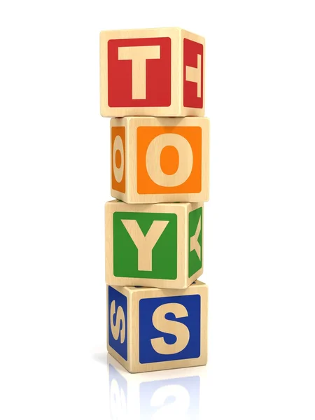 Ikony 3d zabawek — Zdjęcie stockowe
