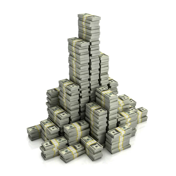 Stack of dollars — Stock Photo, Image