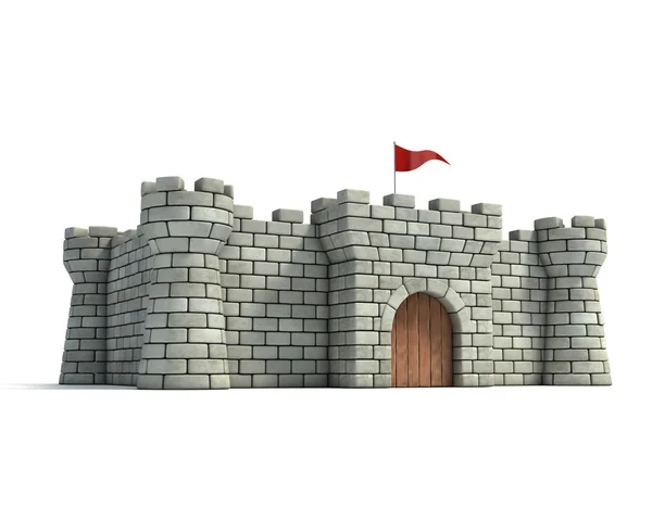 Fort isolated — Stock Photo, Image