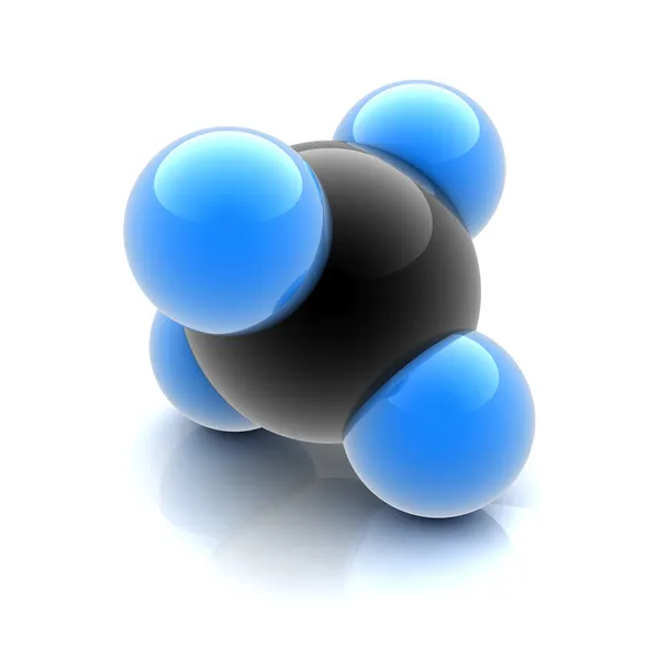 Methane molecule — Stock Photo, Image