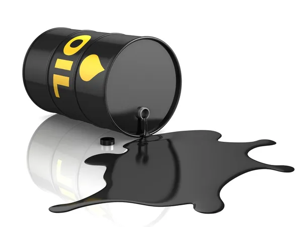 Утечка нефти — стоковое фото