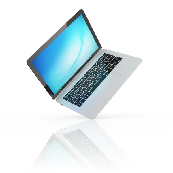 Laptop notebook ultrabook geïsoleerd — Stockfoto