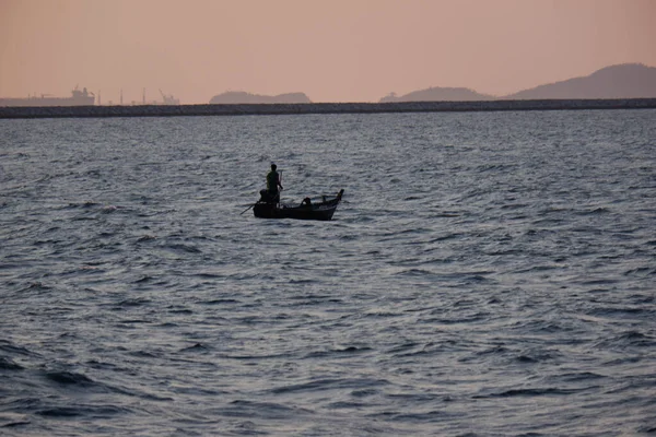 Barca Pesca Pesca Mare — Foto Stock