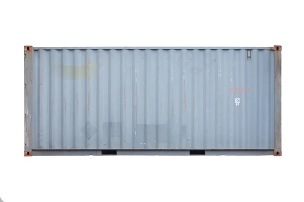 Container Knippen Witte Achtergrond Voor Eenvoudig Gebruik — Stockfoto