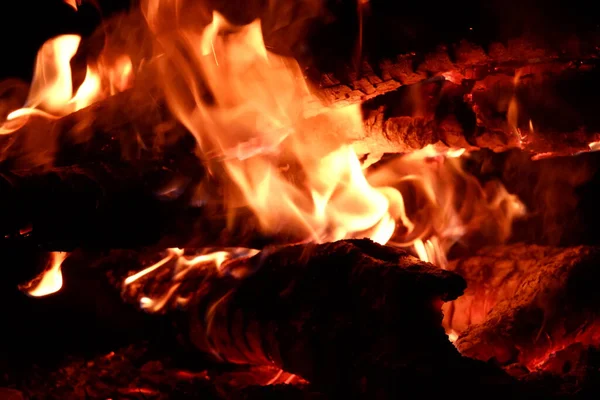 ライトからの自然のボケの火 — ストック写真